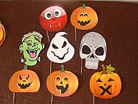 Halloween Decor theme Photo Booth Props